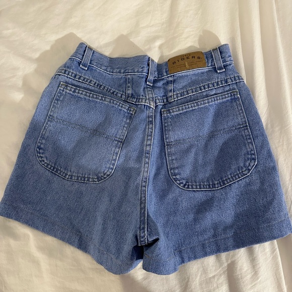VINTAGE REWORKED DENIM SHORTS - Picture 2 of 5
